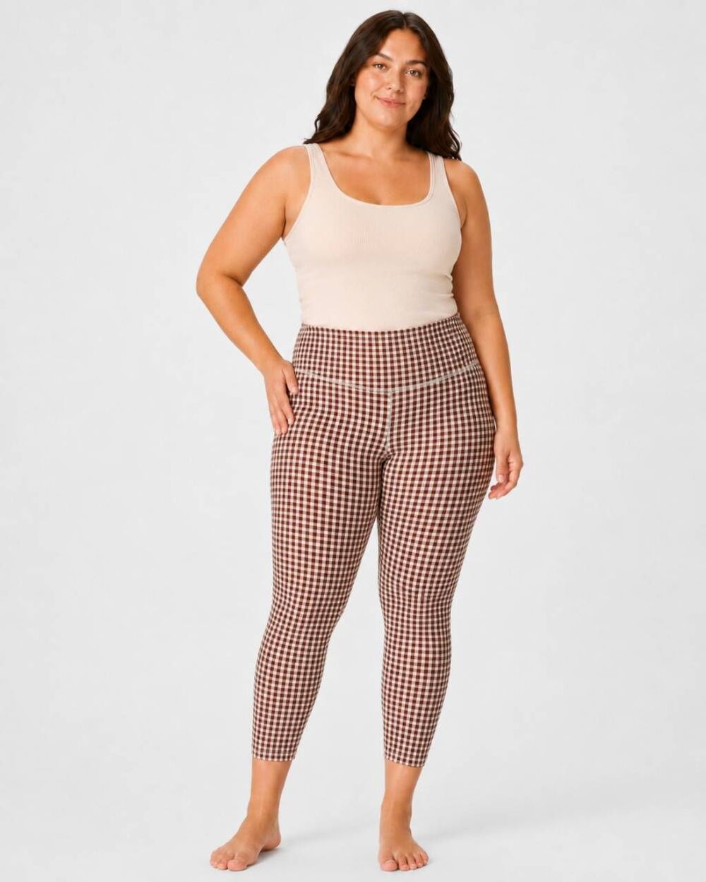JoyLab XXL Brown Gingham High-Rise 7/8 Leggings NWT Target